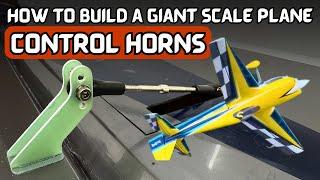 How to Install Control Horns - Giant Scale RC Airplane Build Series (Ep. 2)