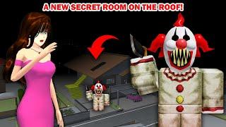 HORROR SECRET!! ESCAPE THE CARNIVAL OF TERROR HORROR SECRET ROOM ON THE ROOF || SAKURA SCHOOL