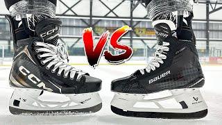 Bauer Shadow Skates VS CCM XF Pro Hockey Skates review - Which ELITE skates are better ?