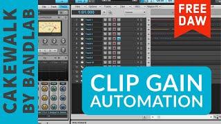 Cakewalk - Clip Gain Automation