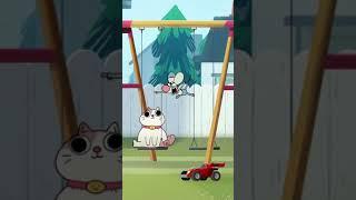 Boy Girl Cat Dog Mouse Cheese | Record mondial | Disney Channel BE #shorts