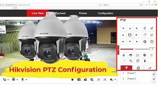 HIKVISION PTZ Camera Configuration | TurboHD X