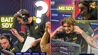 B1ad3 strats! s1mple finally happy! TeamSpeak NaVi vs Fluxo BLAST Premier Fall Final | CSGO