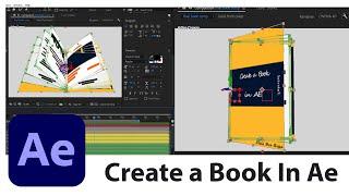 Create and Animate a Simple 3D Book In AfterEffects | Intermediate | Tutorial