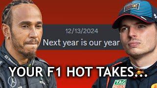 F1 Hot Takes...