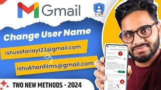 How to change Gmail id new process 2024 | Email id username change Kaise Kare |Step by Step in Hindi