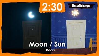 NNT 2 - Hello Neighbor Sun-Moon Door (How to)