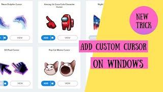 Custom Cursor| How To Install a Custom Arrows Keys/Custom Cursors on  Windows (New Trick)(2021)