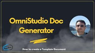 OmniStudio Doc Generator | Part 1