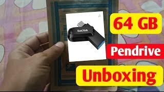 SanDisk 64 GB Pendrive Unboxing // C-type Pendrive // TechRoy Bangla