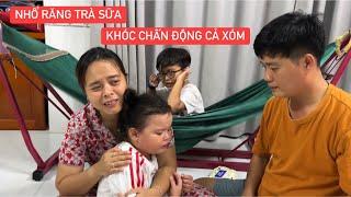 Trà Sữa vừa đi chơi về bị cha Khương Dừa nhổ răng khóc chấn động cả xóm