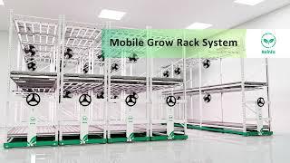 Reinfa Mobile Vertical Grow Rack System - Vertical Cultivation Grow Solutions