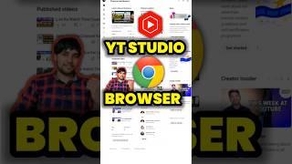 YT STUDIO OPEN IN CHROME BROWSER | YT STUDIO CHROME BROWSER ME KAISE KHOLE