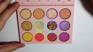 Sailor Moon X ColourPop Pretty Guardian Palette Swatches