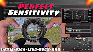 New Update 3.4Best Sensitivity Code + Control Settings Pubg Mobile/Bgmi Sensitivity 2024