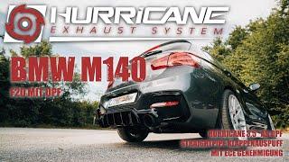 BMW M140i / 3,5" ab OPF Straightpipe Klappenabgasanlage / HURRICANE EXHAUST