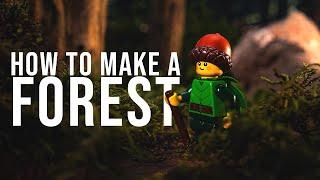 How to make a FOREST Diorama for toy photography