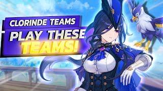 Must Try CLORINDE TEAMS For MAX DAMAGE! CLORINDE'S Top Teams | Genshin Impact Clorinde Teams