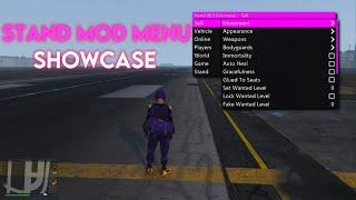 STAND MOD MENU FOR GTA 5 ONLINE - SHOWCASE (2024)