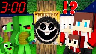 BABA CHOPS is WANTED by JJ and Mikey Family At Night in Minecraft! - Maizen