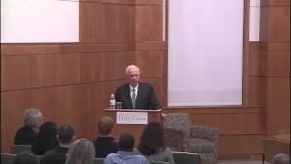 Jim O'Connor '58 gives Thomas More Lecture on Faith, Work & Civic Life