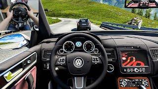 Euro Truck Simulator 2 - Volkswagen Touareg 7P [Steering wheel gameplay]