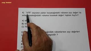 3.sınıf doğal sayılar basamak değeri, sayı değeri @okulcu #matematik #dogalsayılar