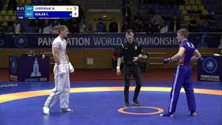 Round 2 PKAM - 77 kg: N. UHRYNIAK (UKR) v. I. KULAK (BLR)