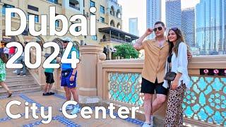 Dubai [4K] Amazing City Center, Burj Khalifa Walking Tour 