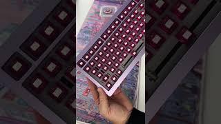 Beautiful Lavender Keyboard Build | Monsgeek M1 & Drop DCX Magnolia #shrots