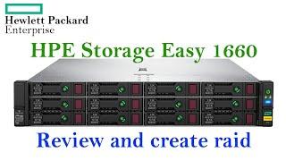 HPE Storage Easy 1660 | Gen-10 | Review and create raid | R.K IT, AIO | #HPE, #HPEstorage, #raide