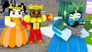 Monster School : Baby Zombie Vs Squid Game Doll Poor Princess  - Minecraft Animation