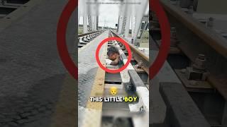 This Boy Was Trapped on Train Tracks… What Happened Next Will Shock You!