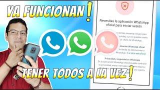 Como SOLUCIONAR ERROR de Whatsapp Plus y Whatsapp Estilo Iphone  Necesitas la aplicación oficial 