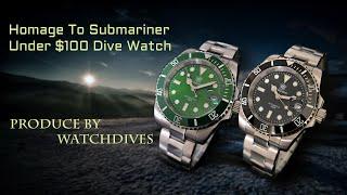 Homage To Submariner——Affordable  Dive Watches Series About $100丨Watchdives