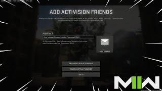 Modern Warfare 2 - How To Add Activision Friends For Cross Platform! PS, XBOX, PC, STEAM!