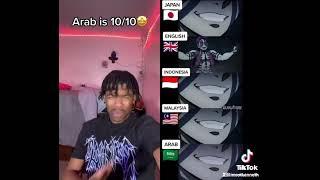 Anime in different languages!! Arab 