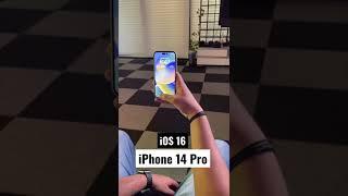 iOS 16 on iPhone 14 Pro  #shorts | iGeeksBlog