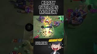 Crazy cyclops skill sound effect | Gemini #shorts #mlbb #cyclops