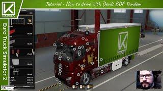 [EN] How to drive with Devils BDF Tandem - ETS2 Tutorial