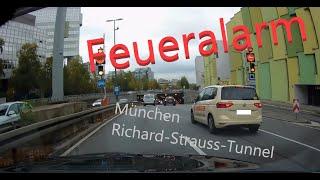 Fire alarm in the Richard Strauss Tunnel in Munich on 07 10 2019