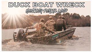 This Was Really Scary!! // Public Land Duck Boat Wreck // Ep.5