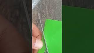 cara membuat daun dari kertas origami| paper crafts