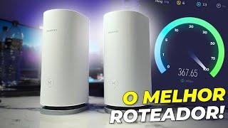 WIFI MUITO mais RÁPIDO!!! O Melhor ROTEADOR CUSTO-BENEFÍCIO 2024 (Wi-Fi 6) - HUAWEI MESH 3