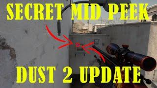 NEW secret MID PEEK on NEW Dust 2 | Operation RIPTIDE