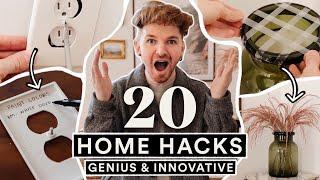 20 GENIUS Home Hacks That CHANGED MY LIFE   DIY Hacks to Save Time + Money!