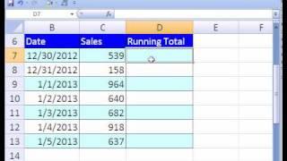 Excel Magic Trick #172: Running Total Formula or Pivot Table