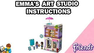 LEGO INSTRUCTIONS - Emma's Art Studio - FRIENDS - LEGO Set 41365