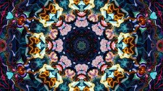 Kaleidoscope: Slow Pulse beats Visual effects ~ Symmetry art Video