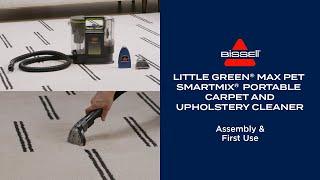 Assembly & How to Use Little Green Max Pet Smartmix® Portable Carpet & Upholstery Cleaner